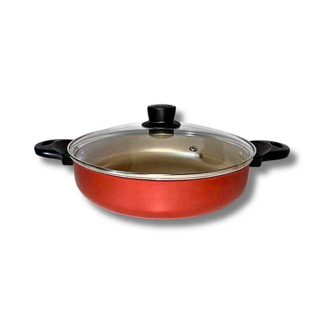 Frigideira Panela Wok N24 Antiaderente Gal Com Tampa