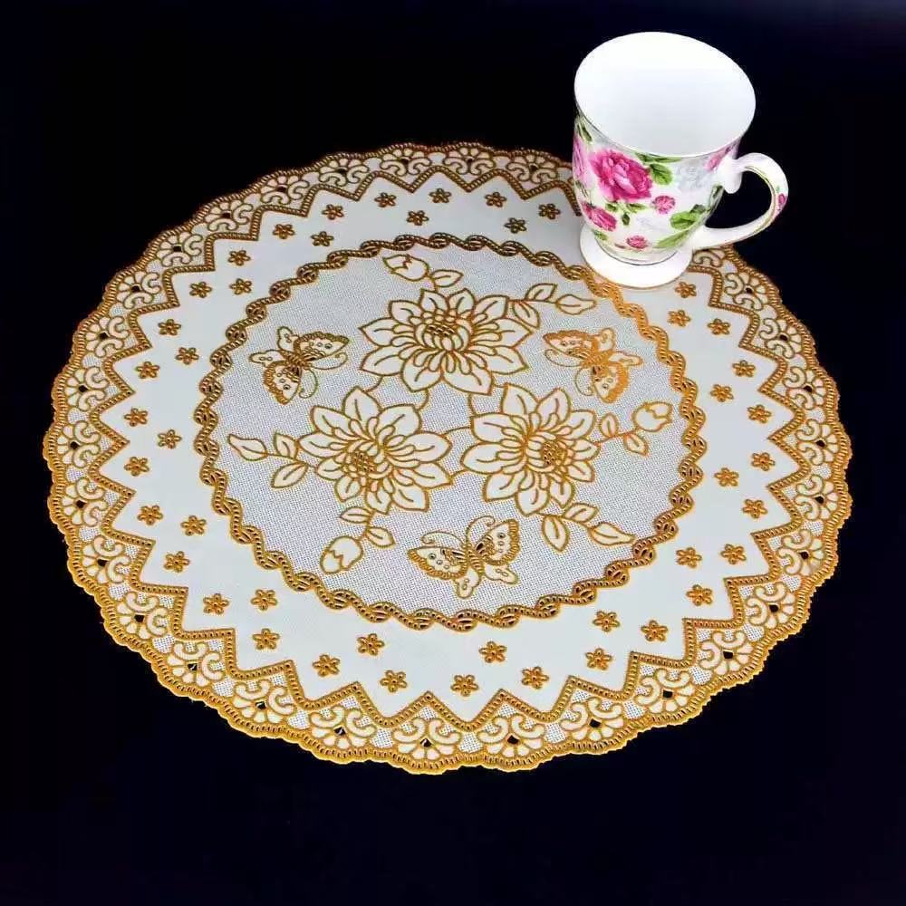 Kit 6UN Jogo Americano Redondo PVC 38*38CM em Oferta na Shopee