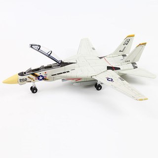 Avião jato de combate Tomcat F-14 escala 1:72 -aeronave de brinquedo de montar e tambem esposição