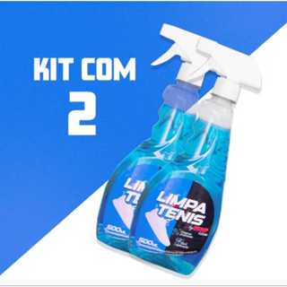 kit 2 limpa TÊNIS 500 ml limpeza profunda Imediata Tira Manchas limpador Sapatos tenis branco em Oferta na Shopee