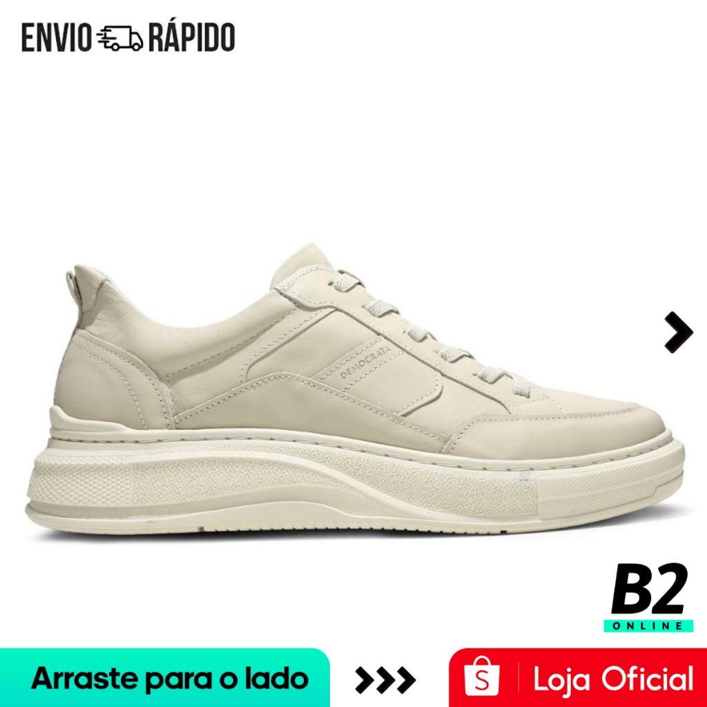 Sapato Democrata Pace Calce Fácil Casual Masculino Original Com Nota Fiscal e Garantia em Oferta na Shopee