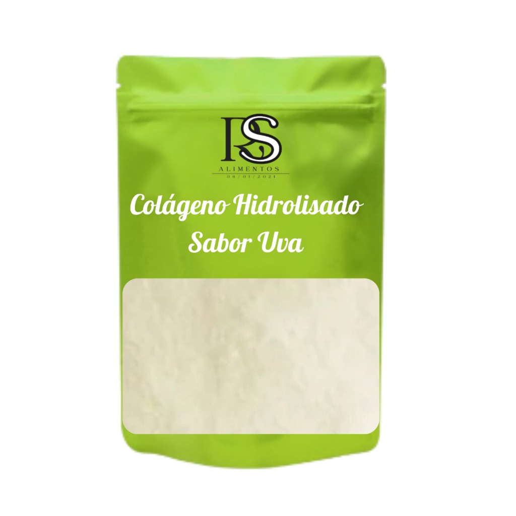 Colágeno Hidrolisado com Ác. Hialurônico - Sabor Uva em Oferta na Shopee