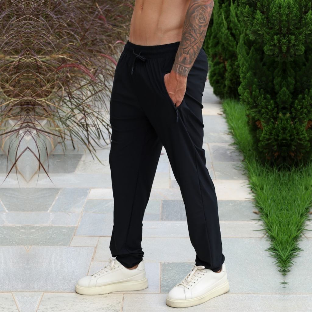 Calças Jogger Esportiva Tactel Para Academia Masculina Premium Tecido Leve e Confortável Corrida