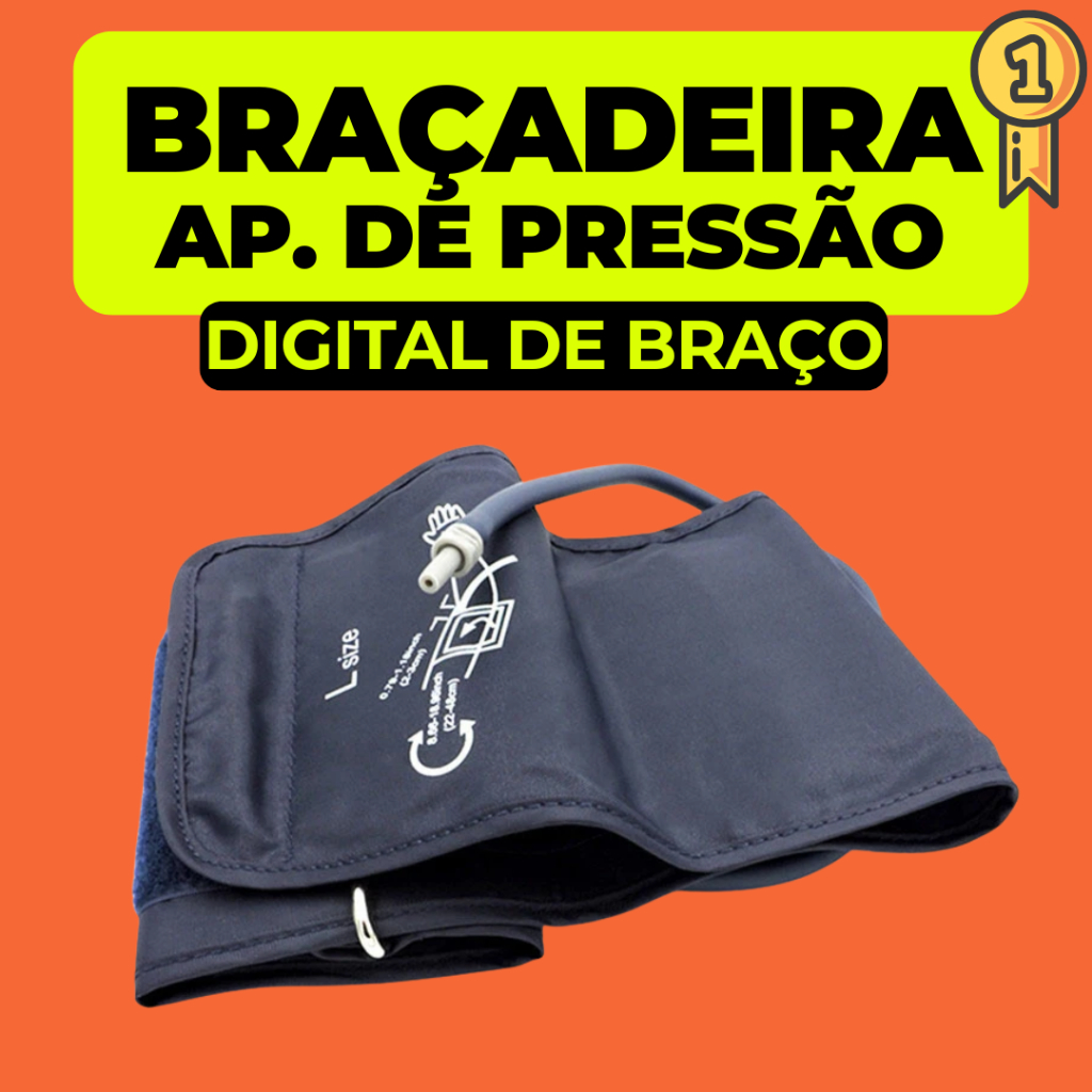 Manguito para Aparelho de Pressão Digital - Braçadeira para Aparelho de Pressão Digital