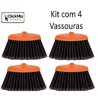 Kit Vassoura de Limpeza de Casa Condor Multiuso Sem Cabo Profissional Uso Interno e Externo Para Casa em Oferta na Shopee