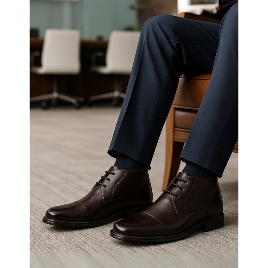 Bota Social Couro Legítimo Linha Sport Fino Br2 Footwear - 921 - Café