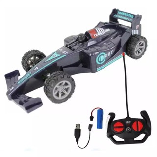 Carrinho de Controle Remoto Formula 1 recarregavel alta velocidade solta fumaça