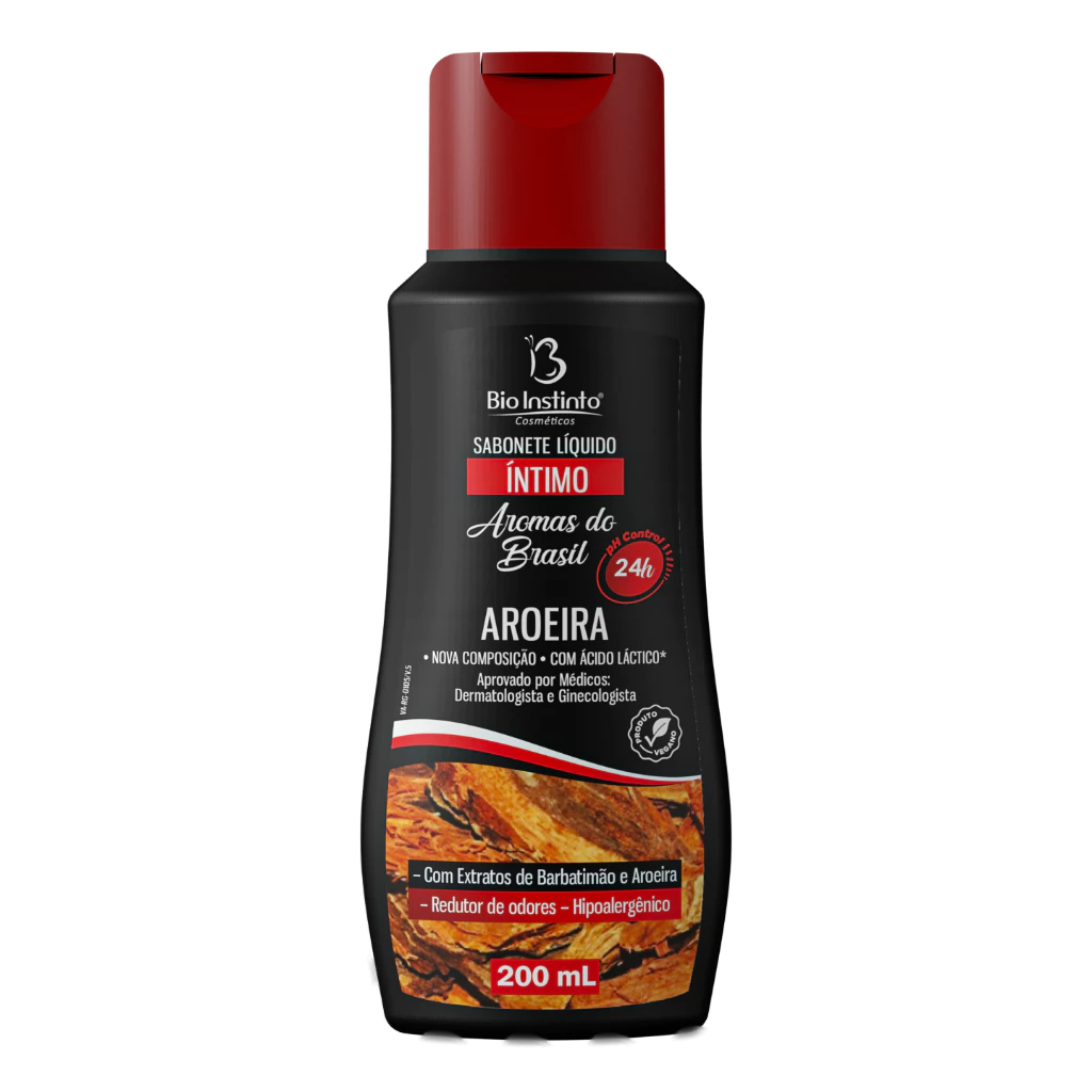 Detalhes do Sabonete Íntimo Bio Instinto – Aromas do Brasil  (200mL cada)