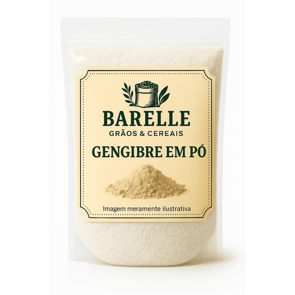 Gengibre Em Pó Puro Alta Qualidade Promoção Barelle 500g em Oferta na Shopee