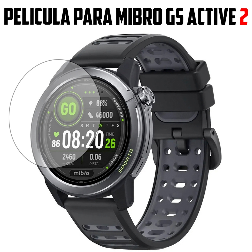 Película para Smartwatch Mibro Gs Active 2 de vidro temperado Proteção de Tela