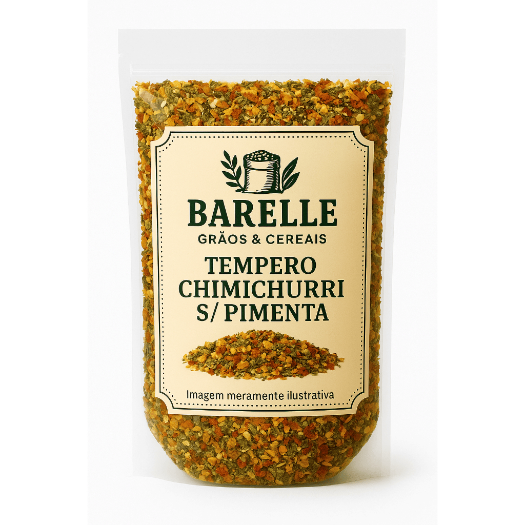 Tempero Chimichurri Sem Pimenta Especiaria Condimento 250g em Oferta na Shopee