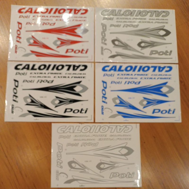 Adesivo Bicicleta Caloi Poti Extra Forte Bike.