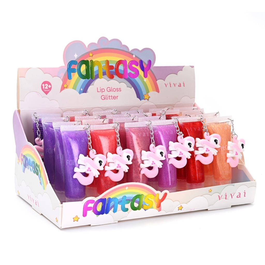 Vivai - Lip Gloss Glitter Unicornio (3263.1.1) - Box C/24 Unidades