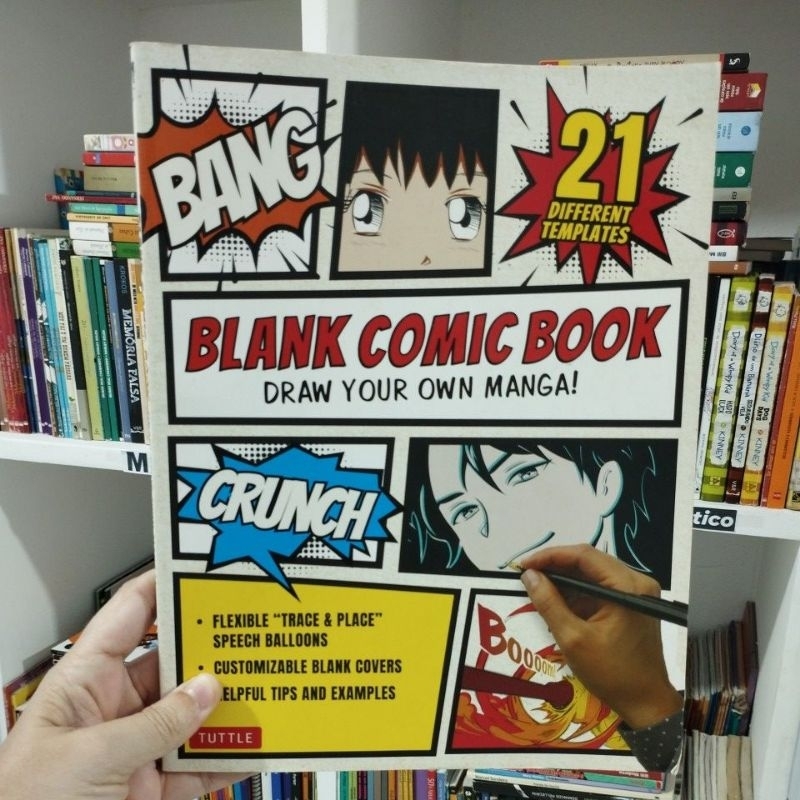 BLANK COMIC BOOK DRAW YOUR OWN MANGA!