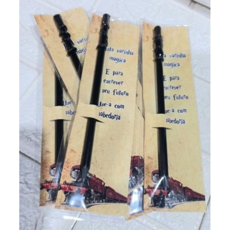 50 unidades de lápis Artesanal - Harry Potter ( Trem )NÃO É PERSONALIZADO