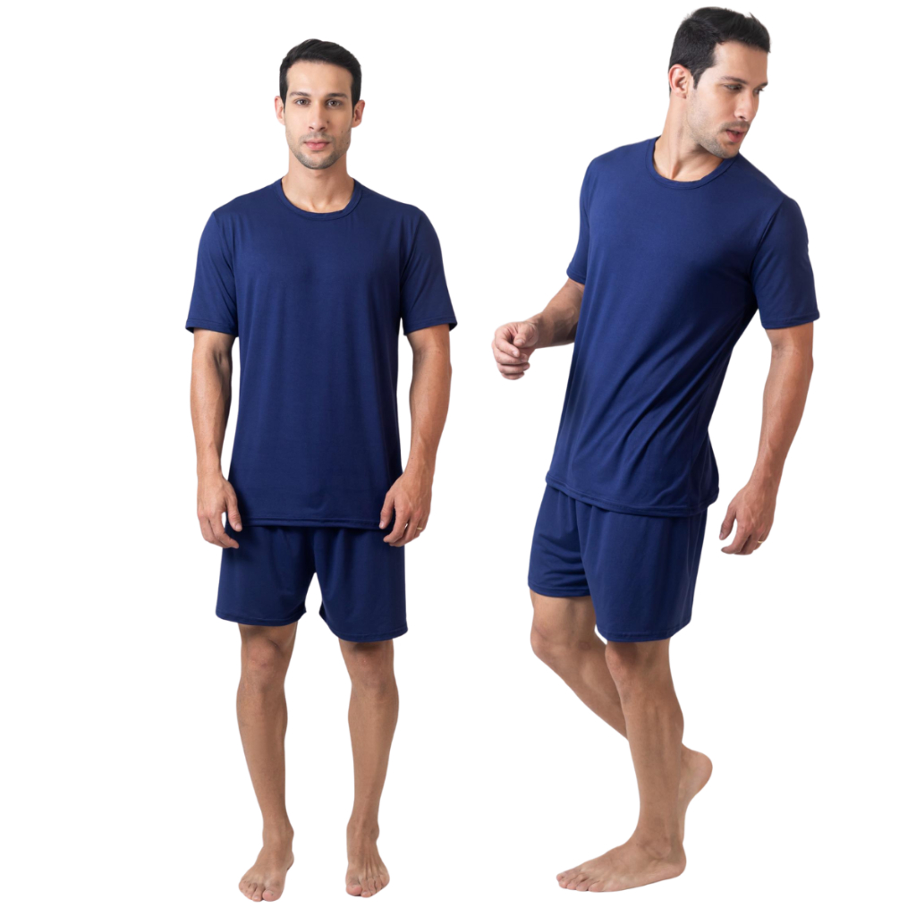 Pijama Masculino Camisa e Samba canção adulto roupa de dormir Pais Namorado Presente