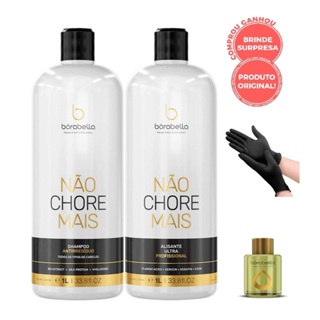 Progressiva BoraBella Não Chore Mais 19 Aminoacidos Profissional Kit 2x1Litro em Oferta na Shopee