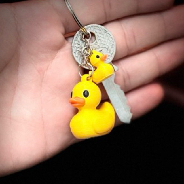 Chaveiro Pato Amarelo porta-chaves chaves claviculário amizade felicidade fofinho