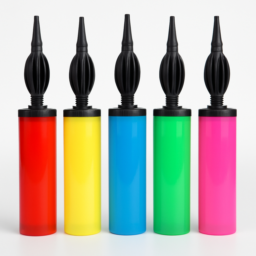 Bomba de Ar Manual para Encher Balões Coloridas Festas Decorações Rápida Prática Leve Cores Sortidas em Oferta na Shopee
