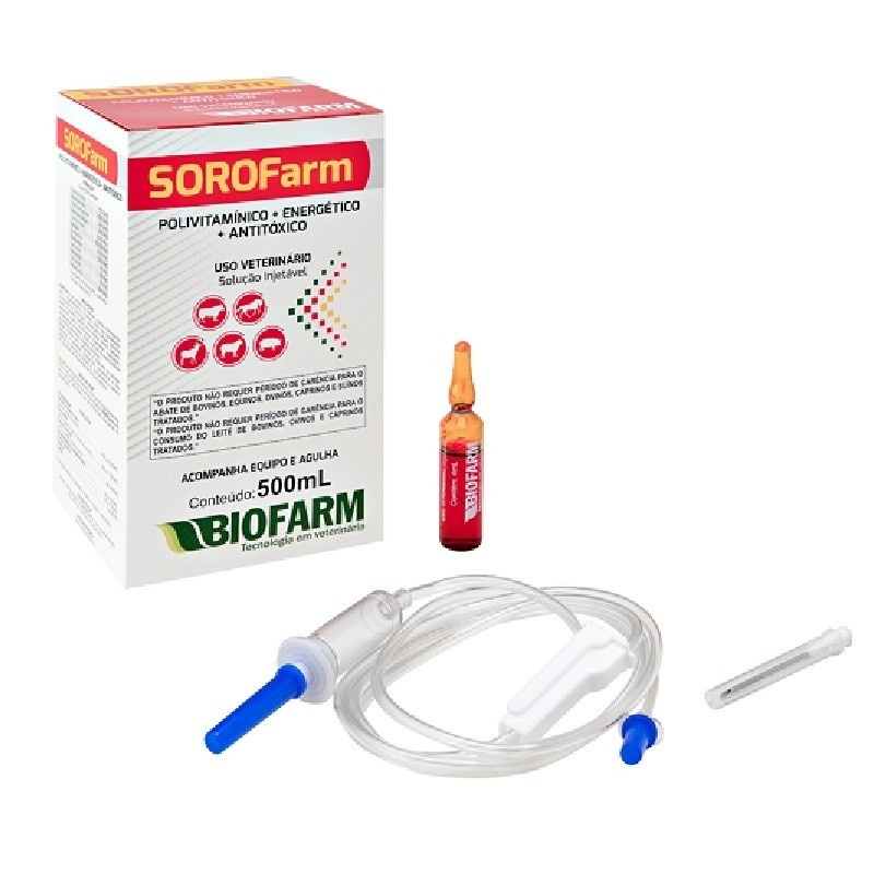 Sorofarm 500ml + Equipo Polivitamínico Energético