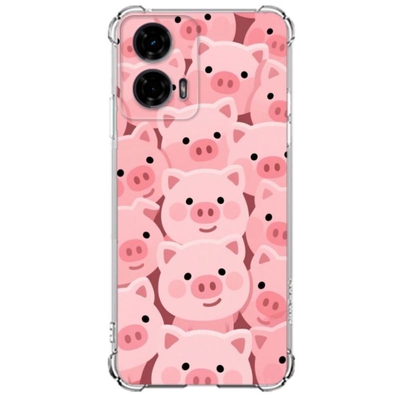 Capa MOTOROLA G04, G04S, G14, G24, G34, G54, G84. Capa Tpu Capinha BICHINHOS FOFOS CAPYBARA VAQUINHA - detalhe
