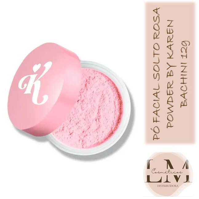 Pó Facial Solto Rosa Pink Powder by Karen Bachini 12g