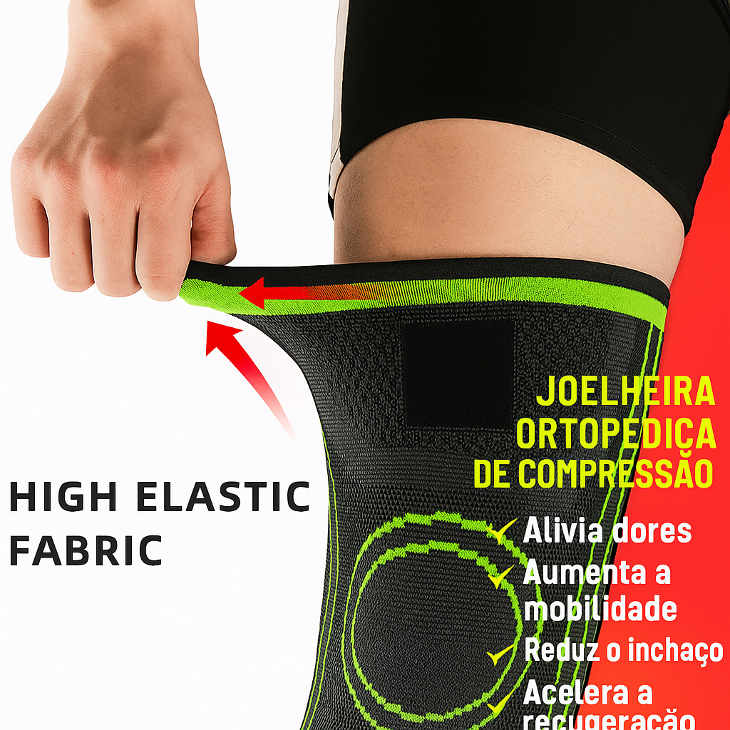 Joelheira de Compressão Estabilizadora Tensor Alivio de Dores