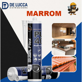 Pu Marrom Selante Chocolate Bronze Terracota Telha Móveis Adesivo Silicone Fachada Acm Juntas 400g
