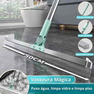 Rodo Mágico ou Vassoura mágica 2 em 1 Vassoura Mágica Rodo Tira Pelo Limpa Vidro Silicone em Oferta na Shopee