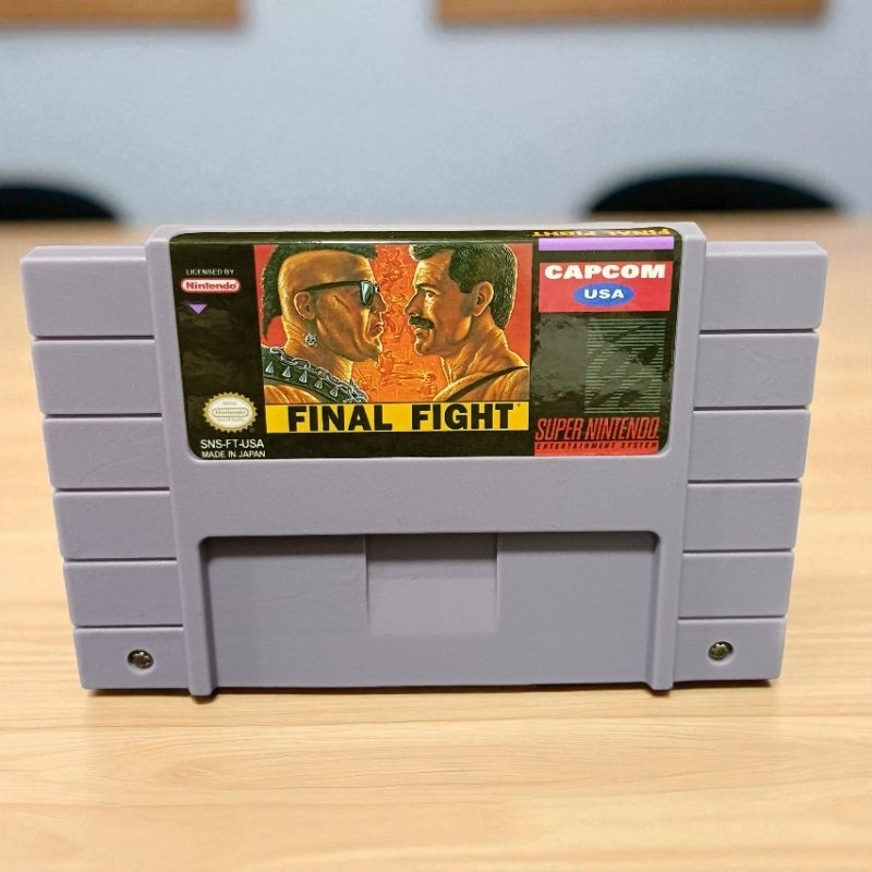Final Fight Super Nintendo - Chip Nintendo - Jogo Super Nintendo - Fita Super Nintendo - Fita Snes