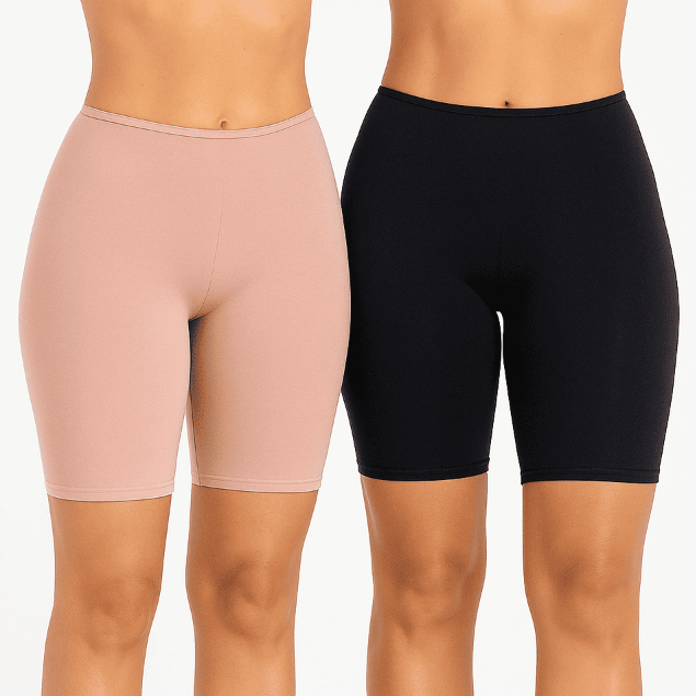 Kit 2 Short Anágua Modeladora Cintura Alta Segunda Pele Térmica em Oferta na Shopee