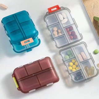 Pílulas, Estojo organizador portátil de comprimidos, caixa de vitaminas para tablet de vi…