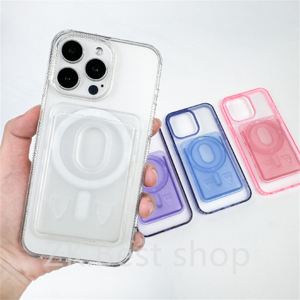 Capa suporte de celular para cartao multi funcoes de acrilico com ima magnetico iphone em Oferta na Shopee
