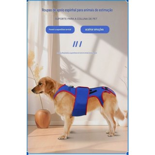Colete Apoio Vertebral Terapêutico com Suporte Espinhal e Cervical para Pets Alívio para Seu Melhor Amigo em Oferta na Shopee