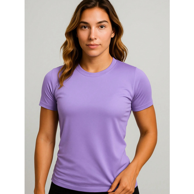 Camisa Feminina Dry Fit P M G GG Treino Academia Corrida Manga Curta