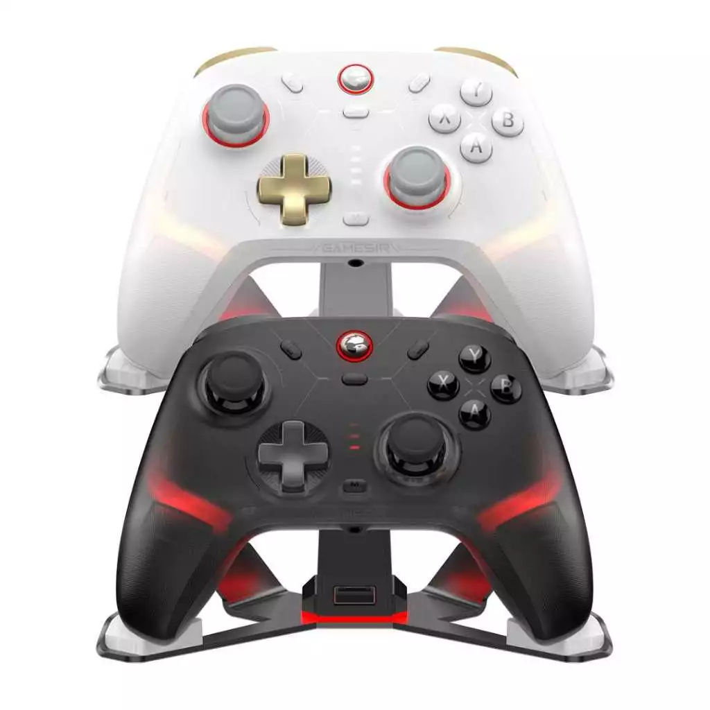 Controle Sem Fio Gamesir Cyclone 2 Com Base De Carregamento | Hall Effect | PC, Android, iOS e Steam - Original