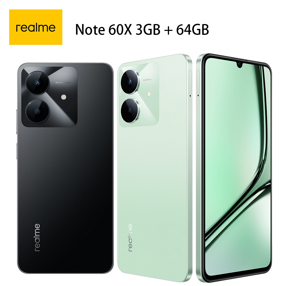 Realme Note 60X 4G Smartphone 3GB Ram 64 GB Rom
