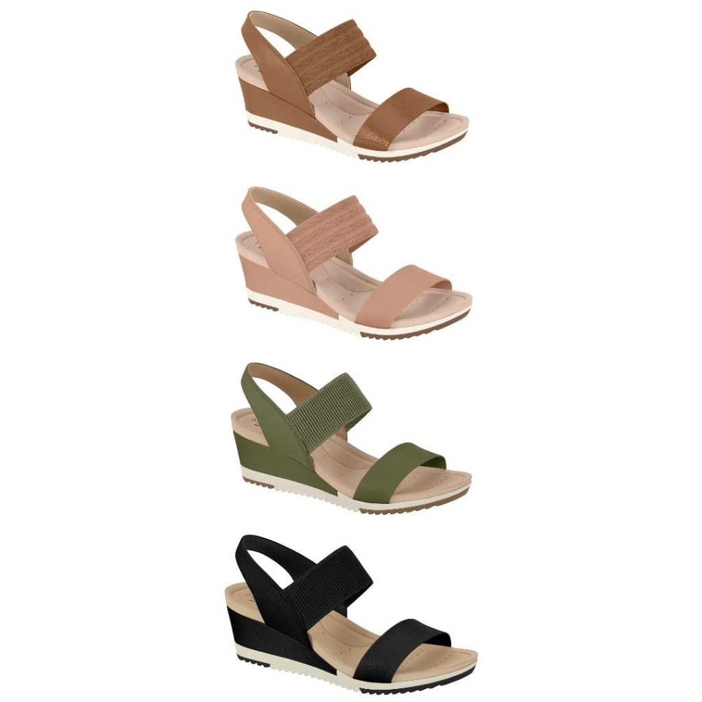 Sandália Feminina Anabela Modare Ultraconforto Ortopédica 7123.107