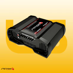 Módulo Amplificador Barra Stetsom Ex3000 4 Ohm Black Edition Cor Preto
