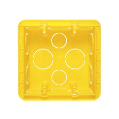 Kit com 16 Caixas De Luz 4x4 Amarela Pial