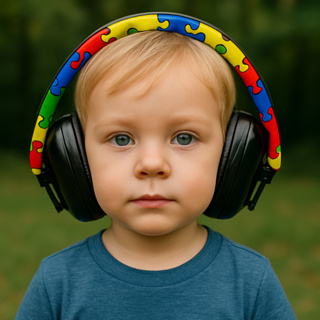 Abafador de Ruídos 14Db Infantil Autista | Proteção Auditiva Autismo Sensibilidade Sonora em Oferta na Shopee