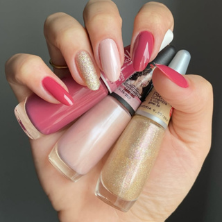 Kit 3 Esmaltes Impala Coleção Globoplay Cintilante Cremoso Clássicos da Moda Glitter em Oferta na Shopee