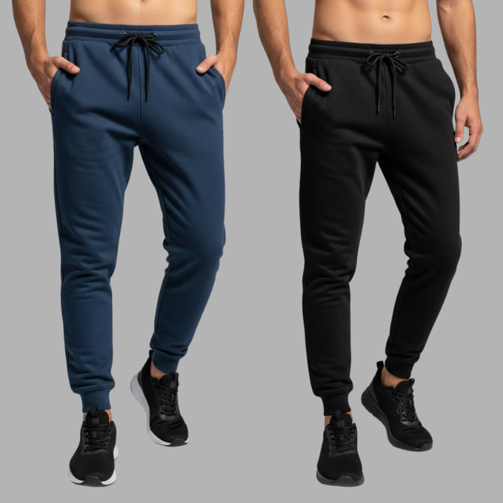 Kit Com 2 Calça Moletom Masculina Inverno Academia Flanelada Peluciada Frio em Oferta na Shopee
