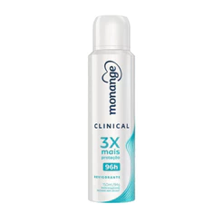 Desodorante Aerosol Monange Clinical Revigorante Feminino 96h 150ml