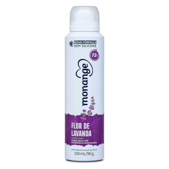 Desodorante Aerosol Monange Flor de Lavanda Antitranspirante 90g - Beauty