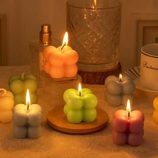 Velas Aromáticas Todos Aromas Mini Bubble Decorativas Lembrancinha Casamento Aniversário Premium Alta Durabilidade Kit 5
