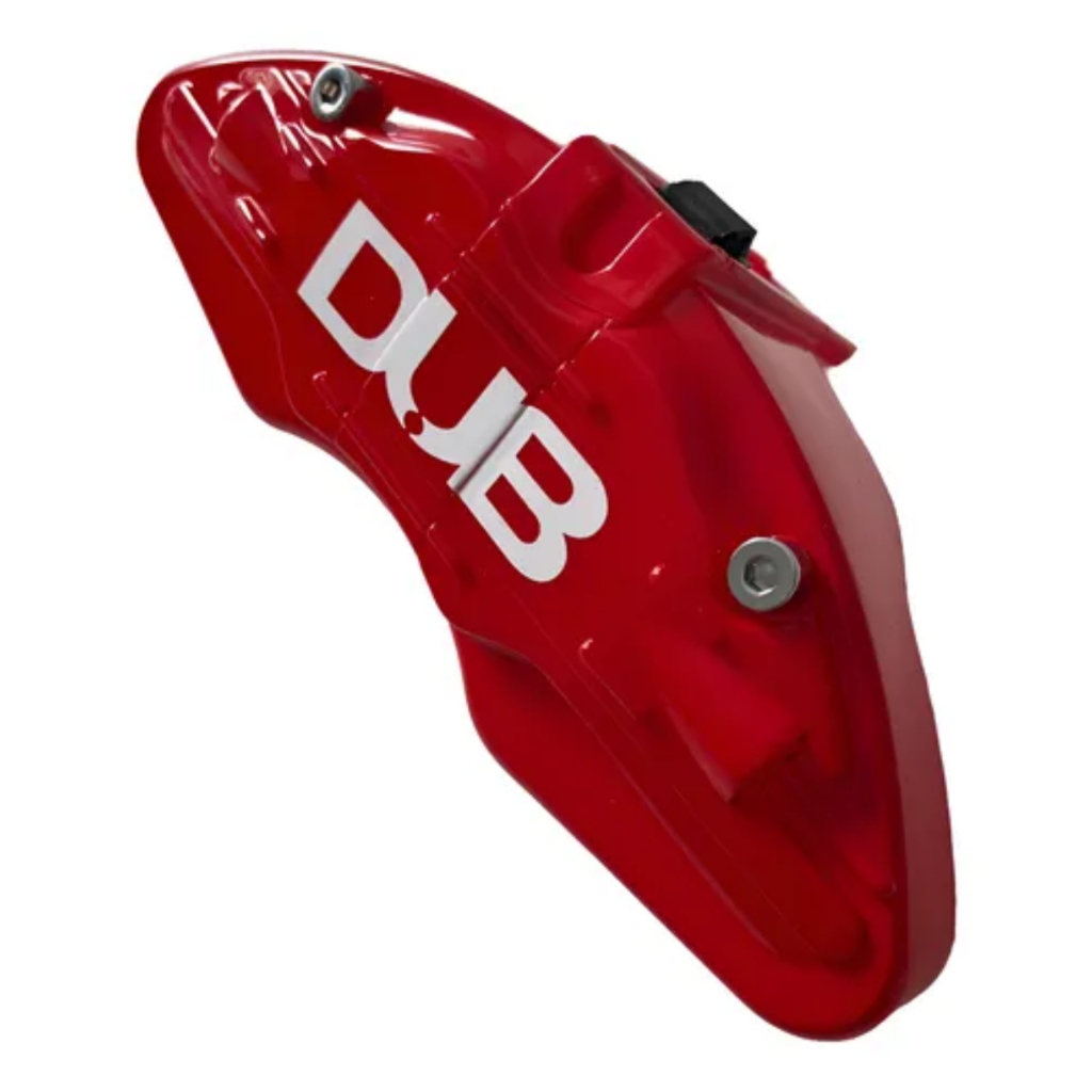 Par Capa Pinça de Freio DUB Vermelha Esportiva Tuning Universal