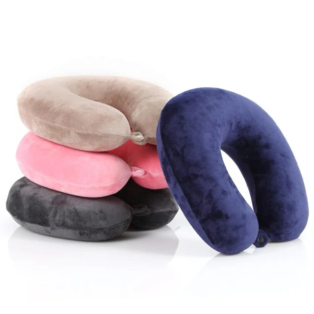 Imagem Almofada de Pescoço Travesseiro de Viagem Macio Protetor Confortável