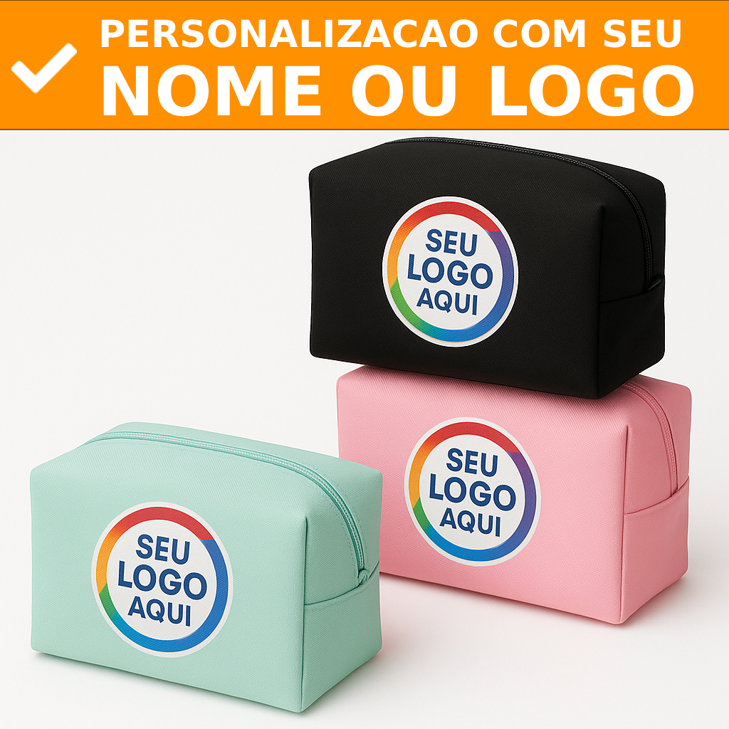 Kit De Necessaire Unidades Personalizadas Colorido Brindes