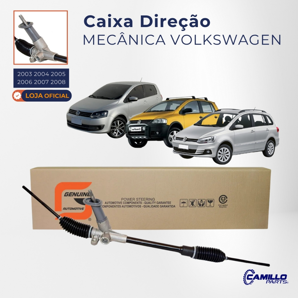 Caixa Direcao Mecanica Fox 2003 2004 2005 2006 2007 2008 09 em Oferta na Shopee